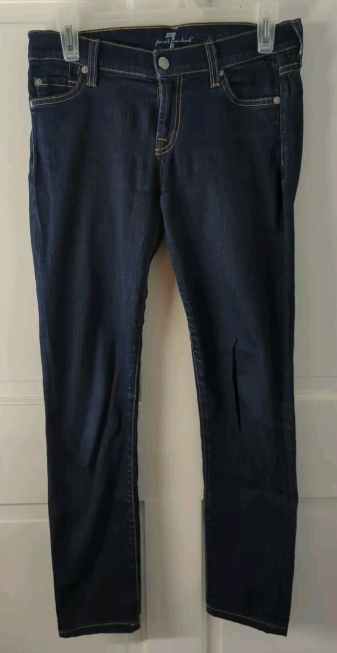 Seven 7 For All Mankind Jeans Womens 26 Style #U0150757S The Skinny USA EC